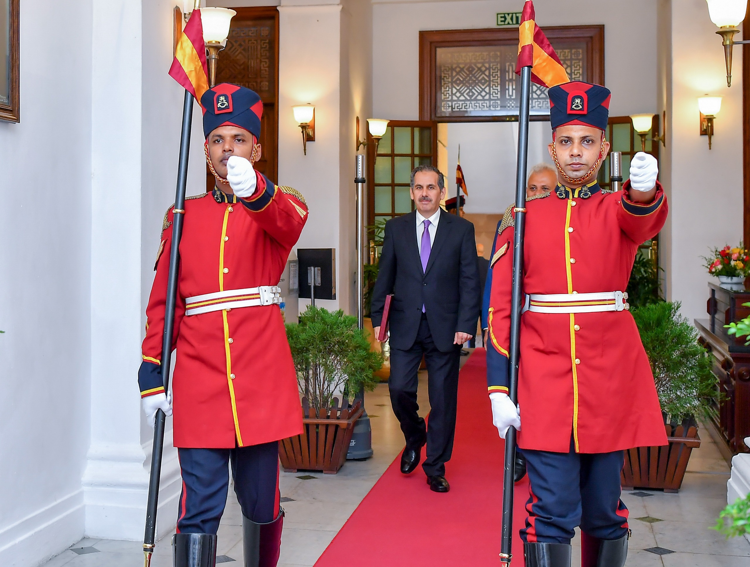 The Ambassador of the Hashemite Kingdom of Jordan presents Credentials to Sri Lanka