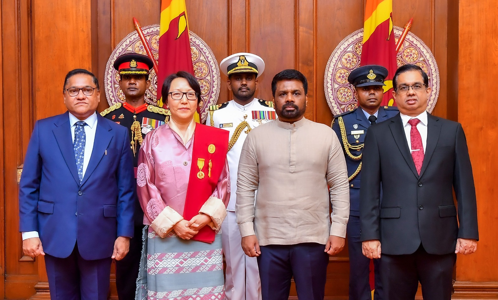 The Ambassador of the Kingdom of Bhutan presents Credentials to Sri Lanka