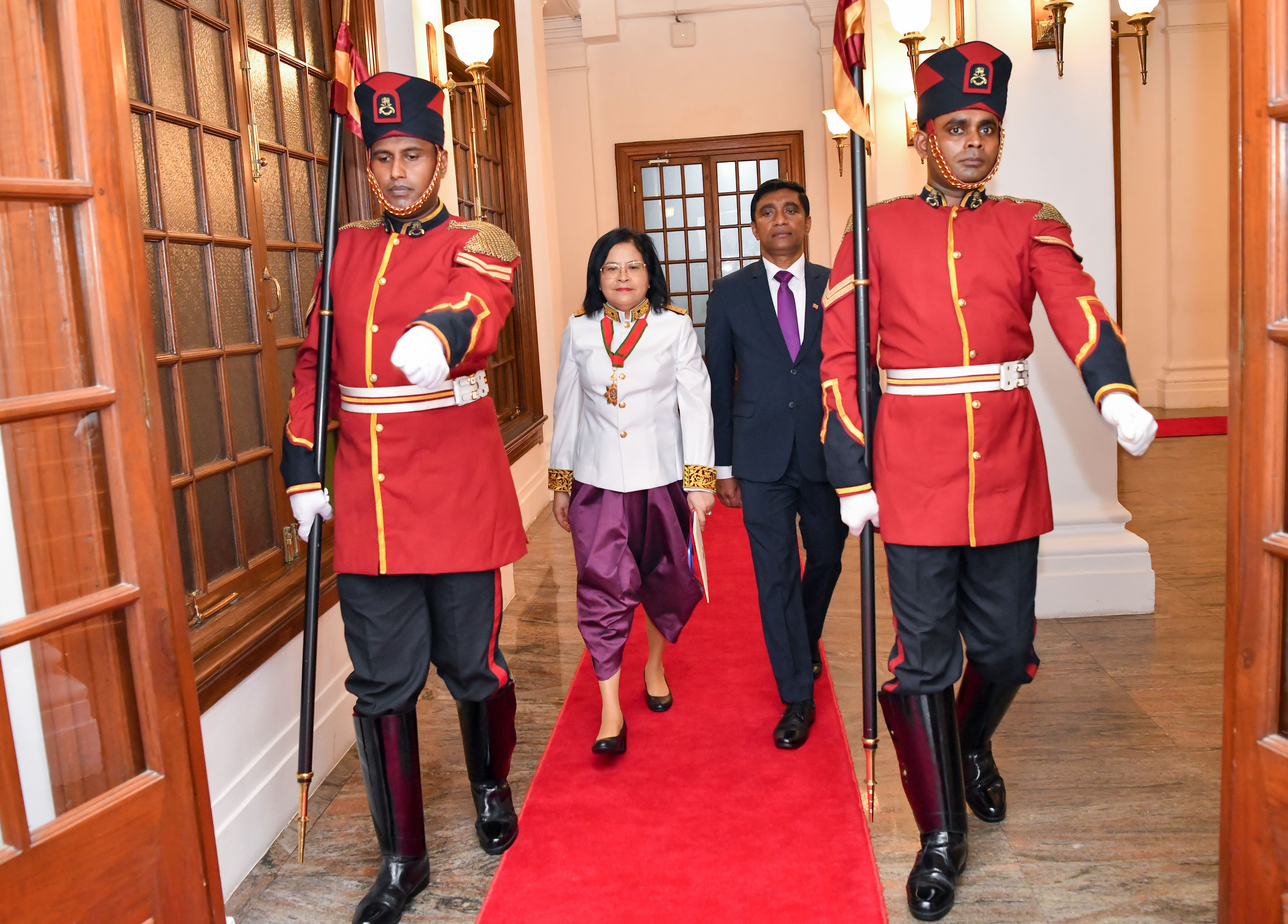 The Ambassador of the Kingdom of Cambodia presents Credentials to Sri Lanka
