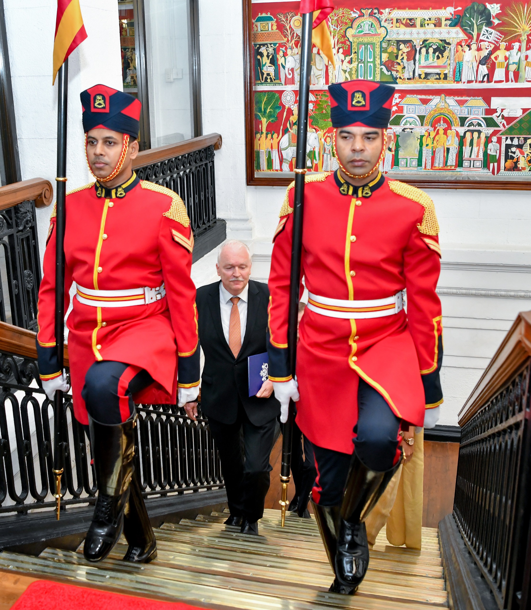 The Ambassador of the Kingdom of the Netherlands presents Credentials to Sri Lanka