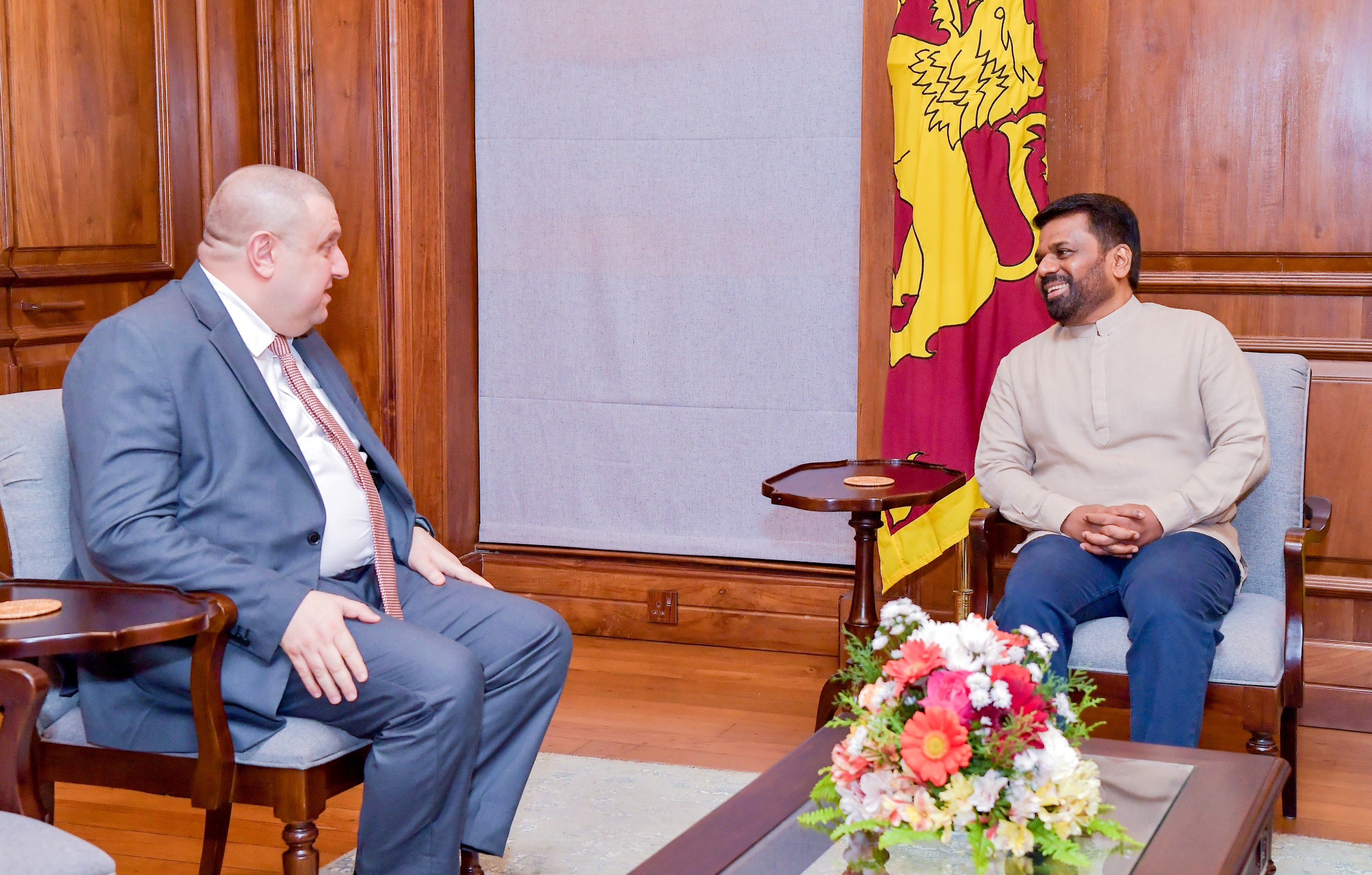 The Ambassador of the France presents Credentials to Sri Lanka