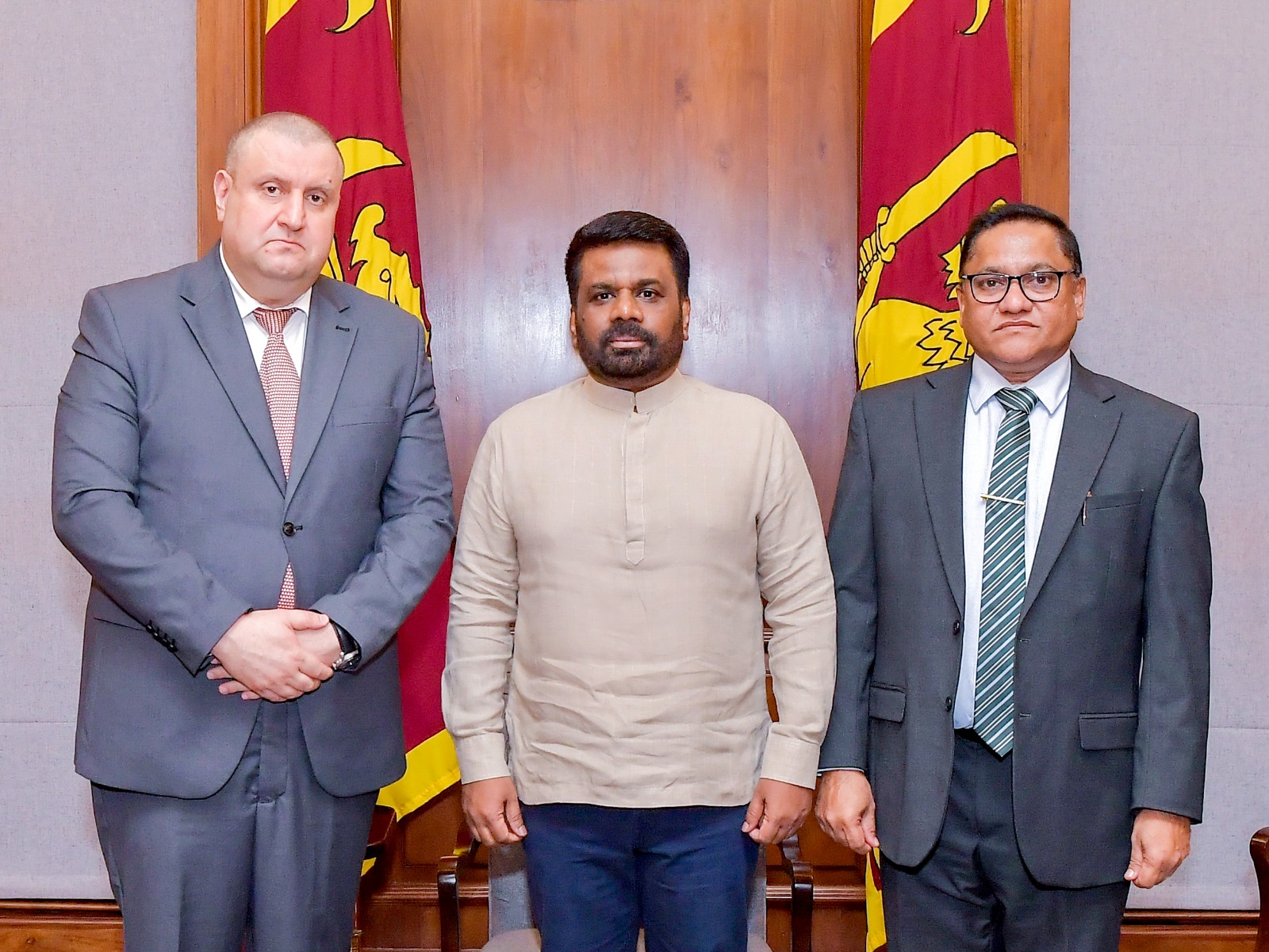 The Ambassador of the France presents Credentials to Sri Lanka