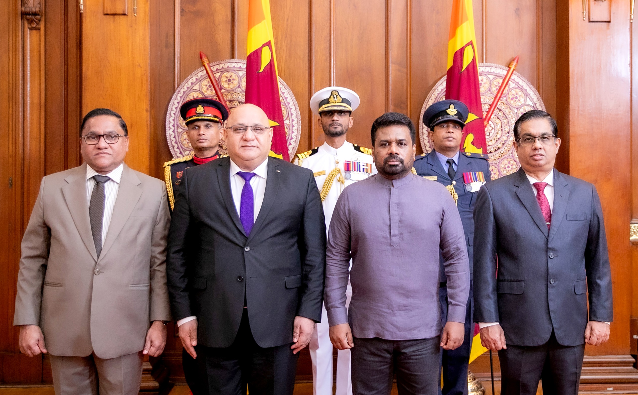 The Ambassador of the People's Democratic Republic of Algeria presents Credentials to Sri Lanka
