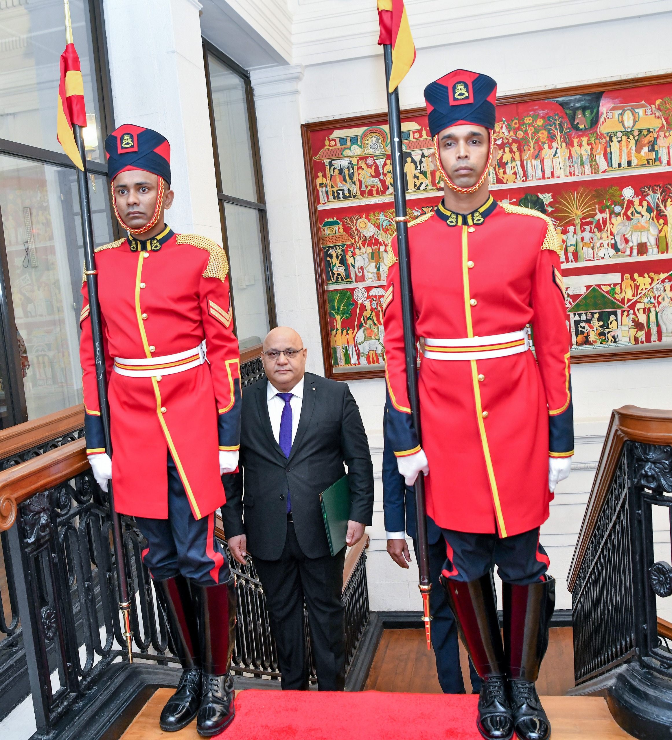 The Ambassador of the People's Democratic Republic of Algeria presents Credentials to Sri Lanka