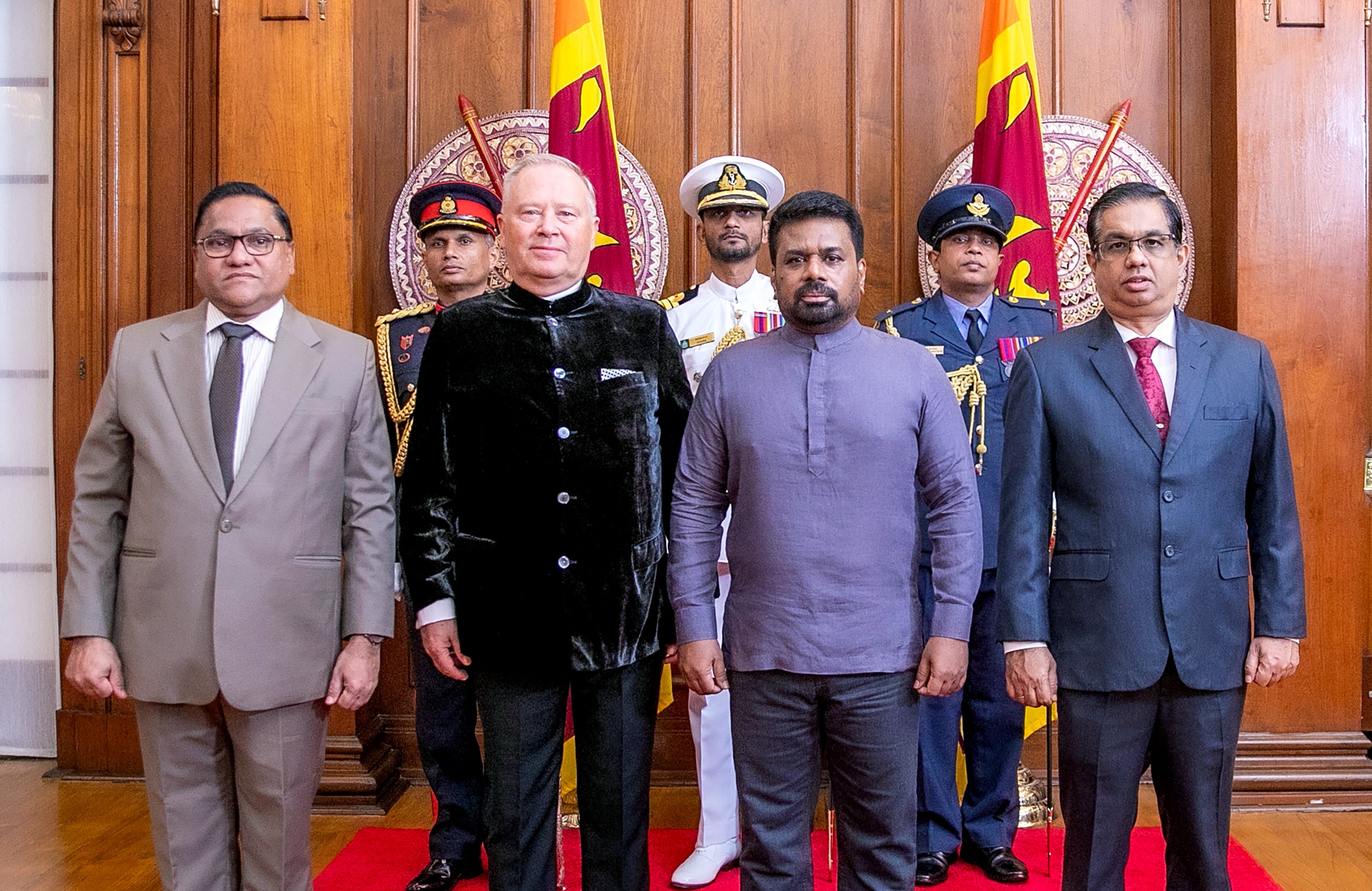 The Ambassador of the Republic of Iceland presents Credentials to Sri Lanka