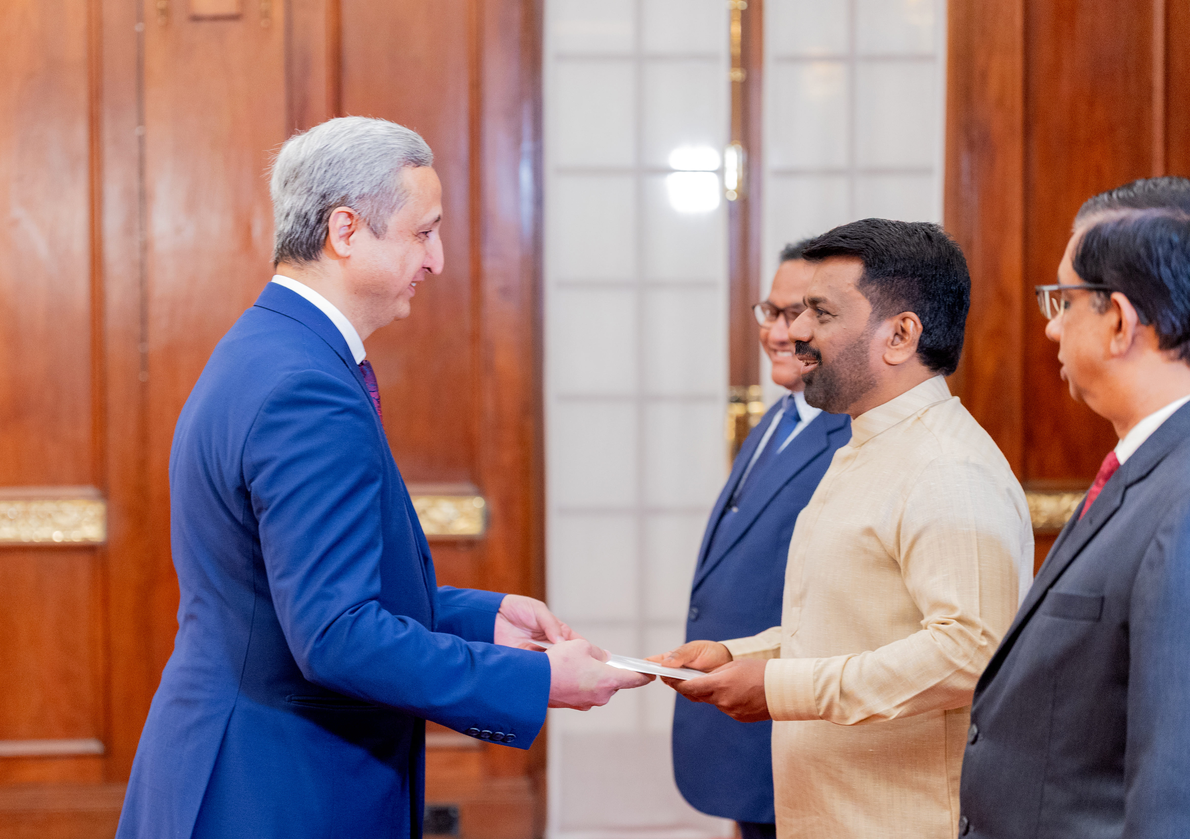 The Ambassador of the Republic of Tajikistan presents Credentials to Sri Lanka