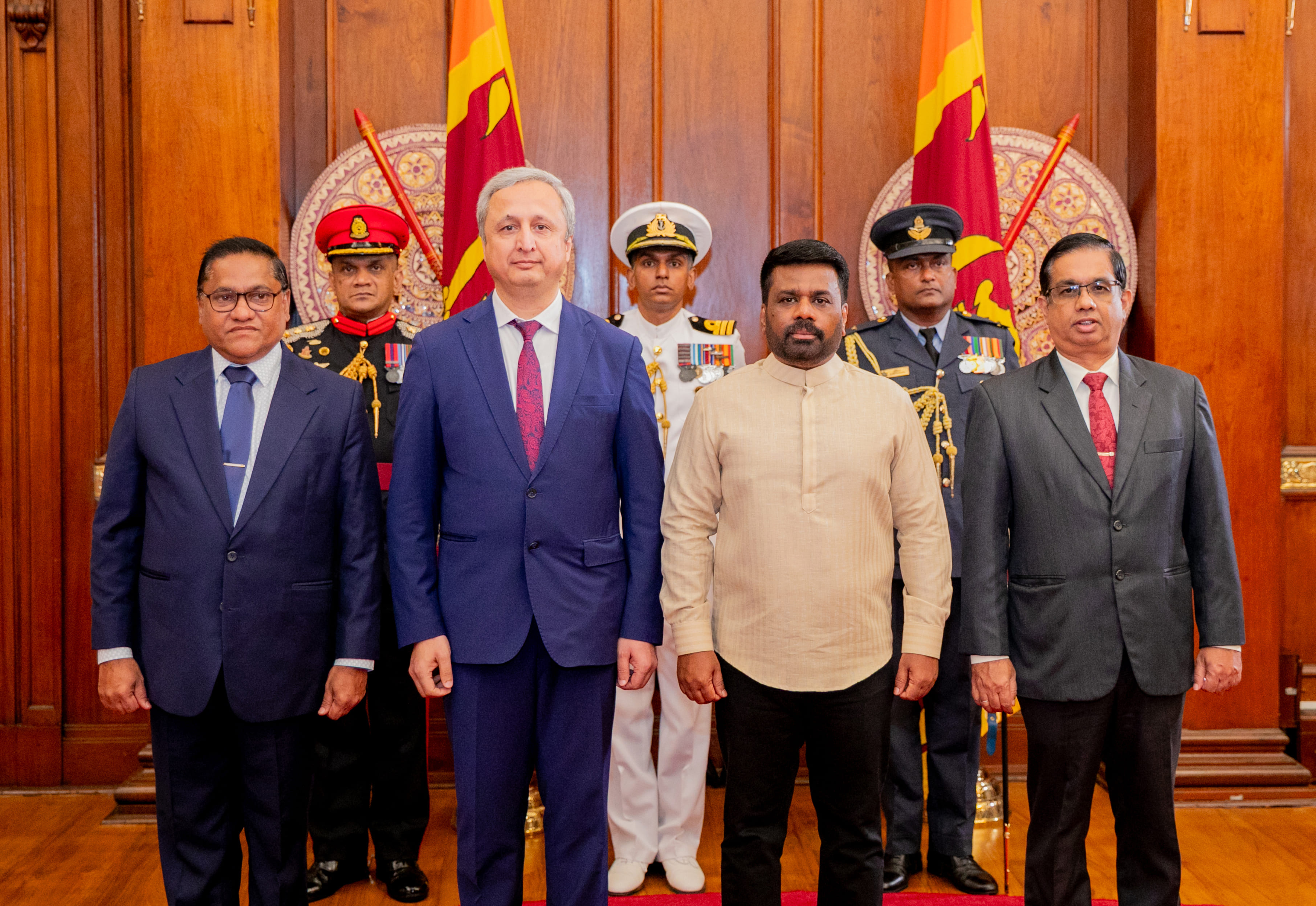 The Ambassador of the Republic of Tajikistan presents Credentials to Sri Lanka