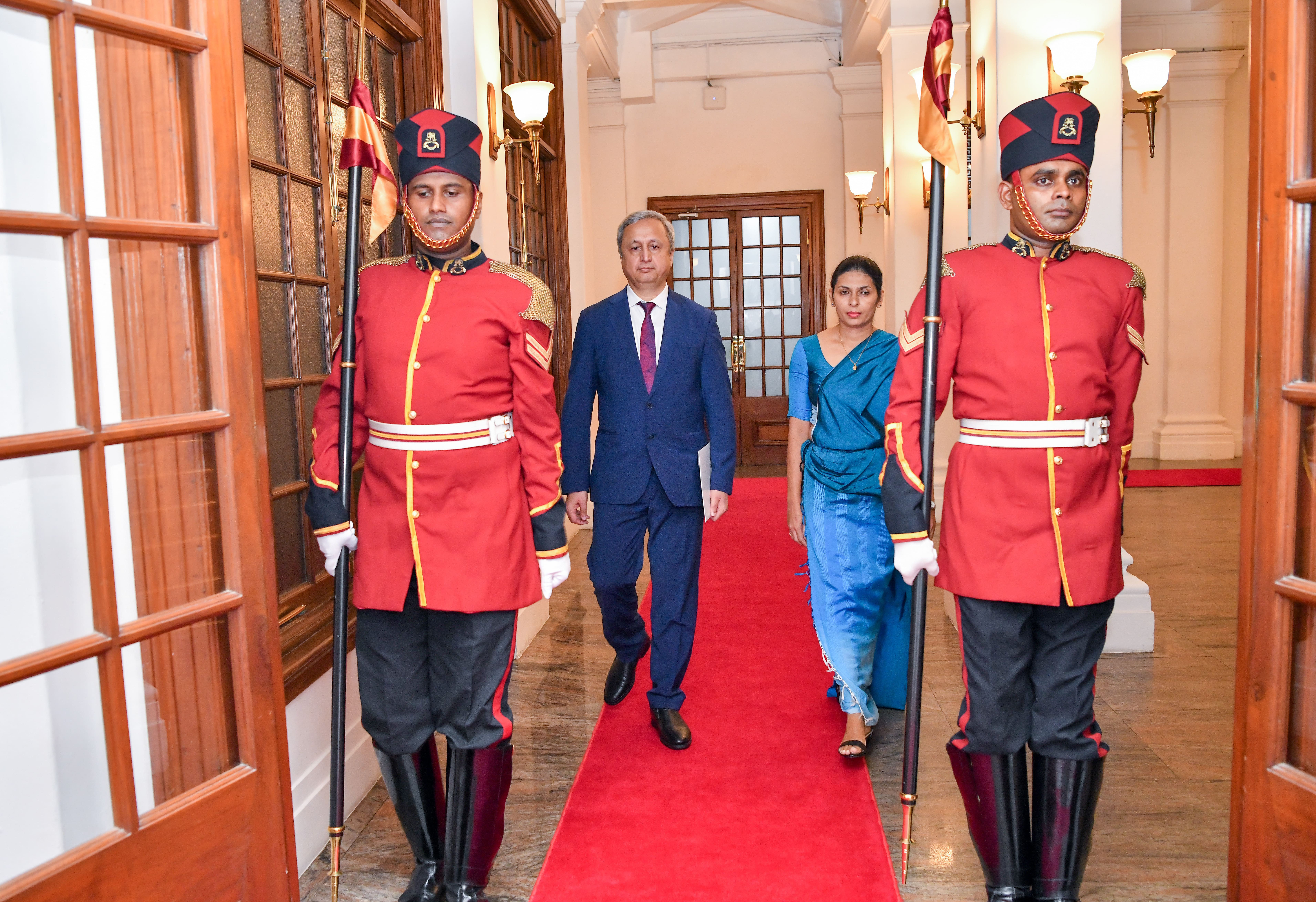 The Ambassador of the Republic of Tajikistan presents Credentials to Sri Lanka