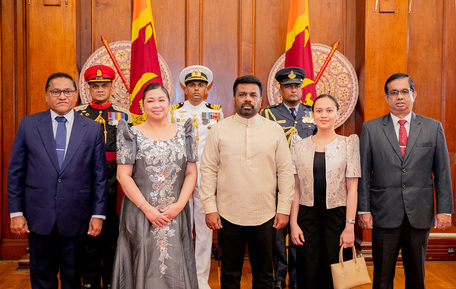 The Ambassador of the Republic of the Philippines presents Credentials to Sri Lanka 2