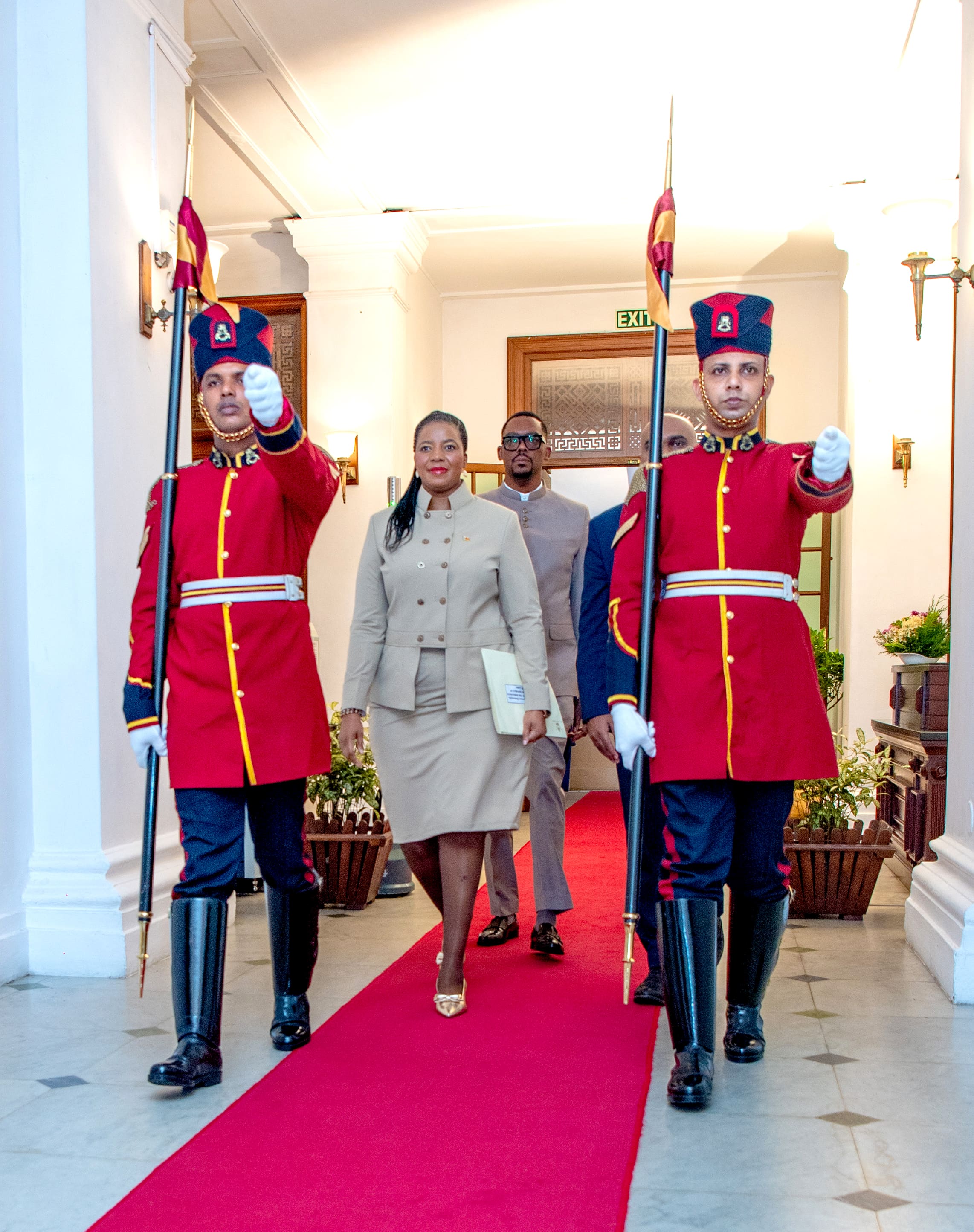 The Ambassador of the Republic of Zimbabwe presents Credentials to Sri Lanka