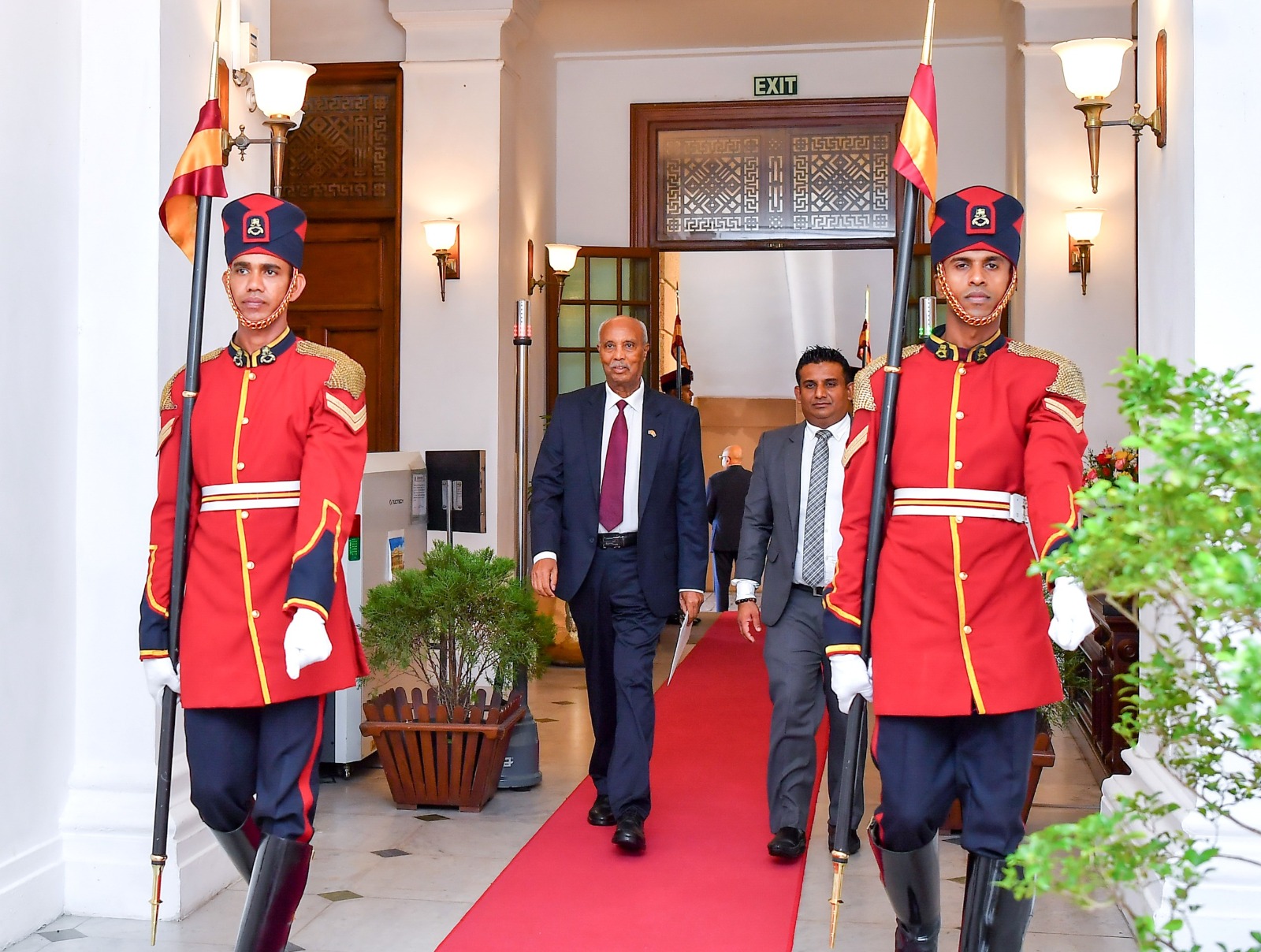 The Ambassador of the State of Eritrea presents Credentials to Sri Lanka