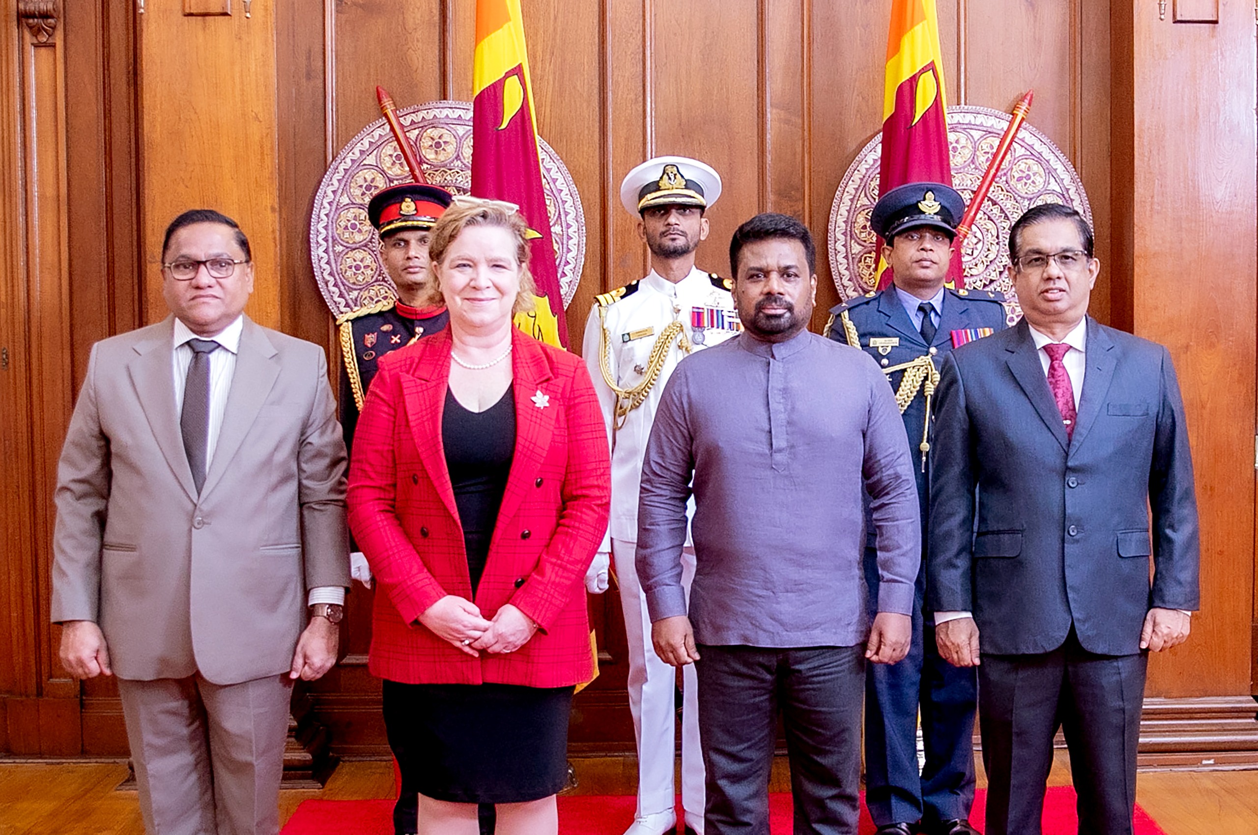 The High Commissioner of Canada presents Credentials to Sri Lanka