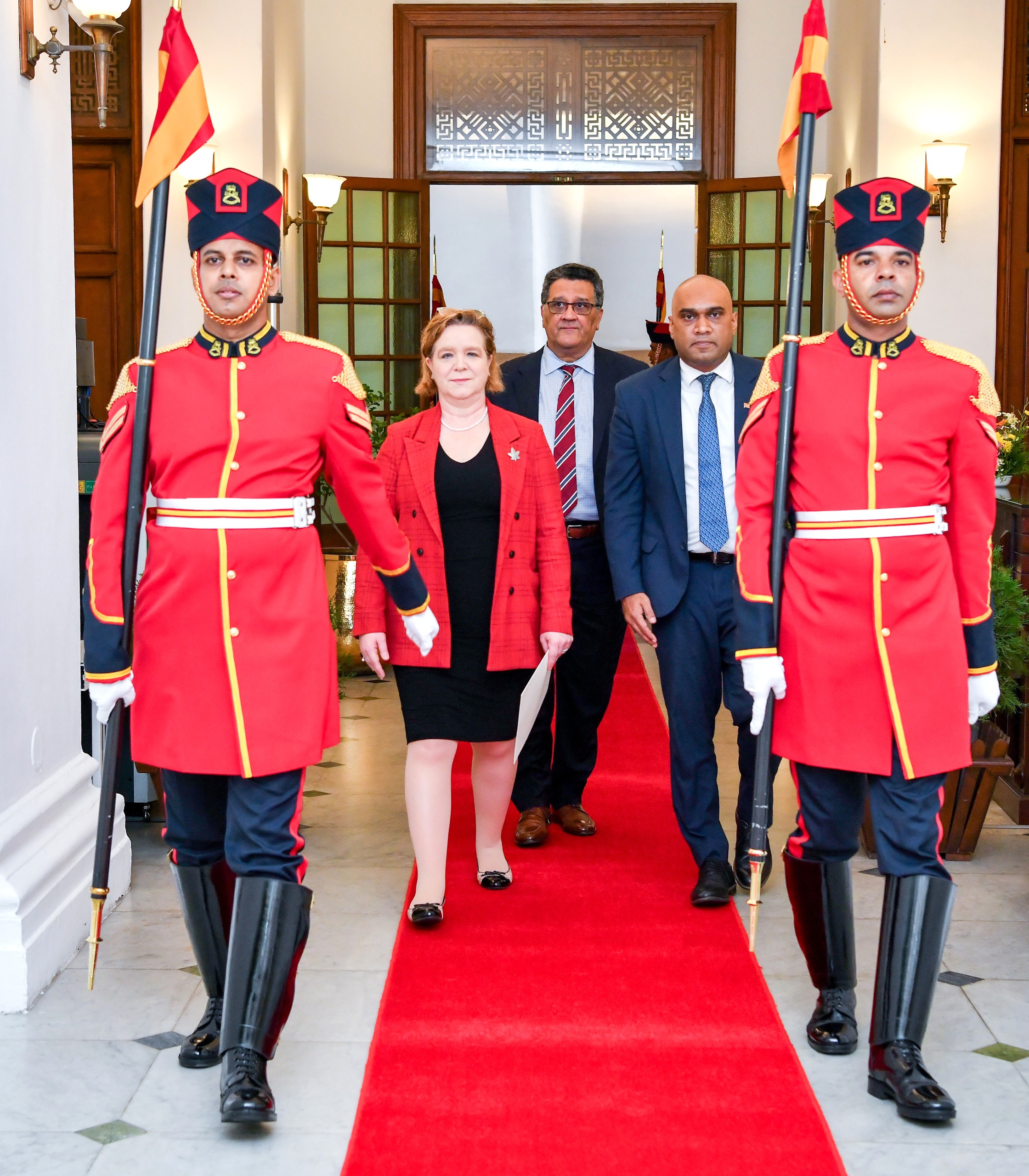 The High Commissioner of Canada presents Credentials to Sri Lanka